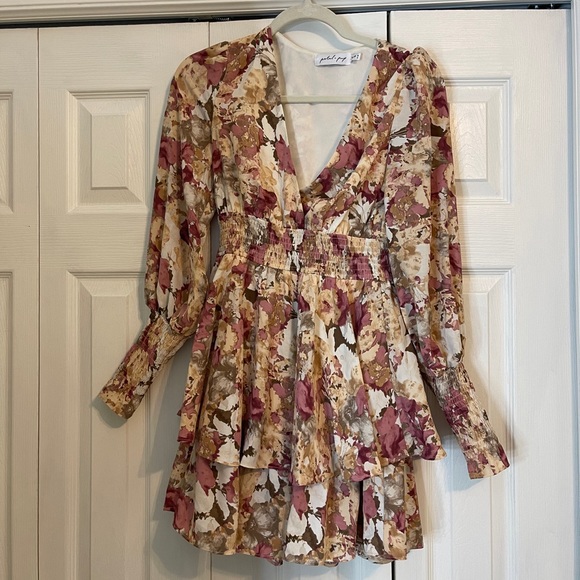 Petal & Pup Long Sleeve Floral Dress - Picture 3 of 7